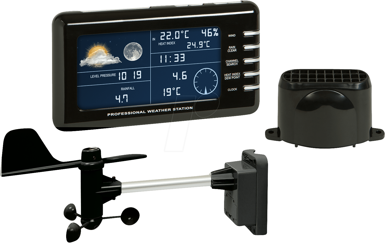 Ventus W177 Wireless Weather Station Ventus W177 (1560x986), Png Download