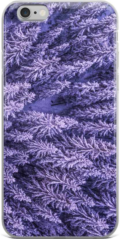 Winter Forest Iphone Case - Smartphone (1000x1000), Png Download