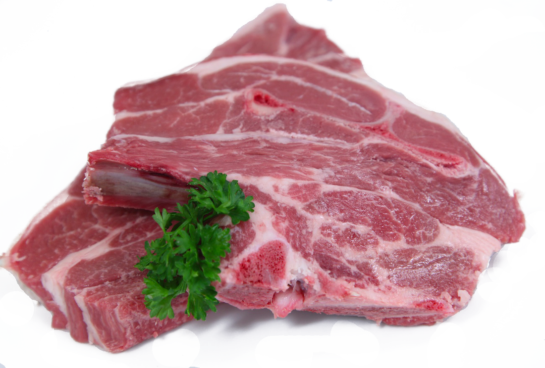 The Chops You Choose Should Have Light Red, Finely - Meat Chop (1100x744), Png Download
