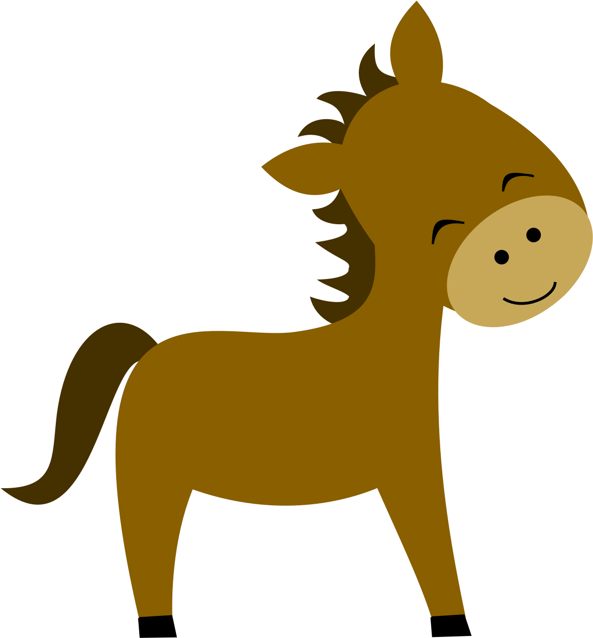 Silhouettes - Farm Animals Clipart Png (1194x1285), Png Download