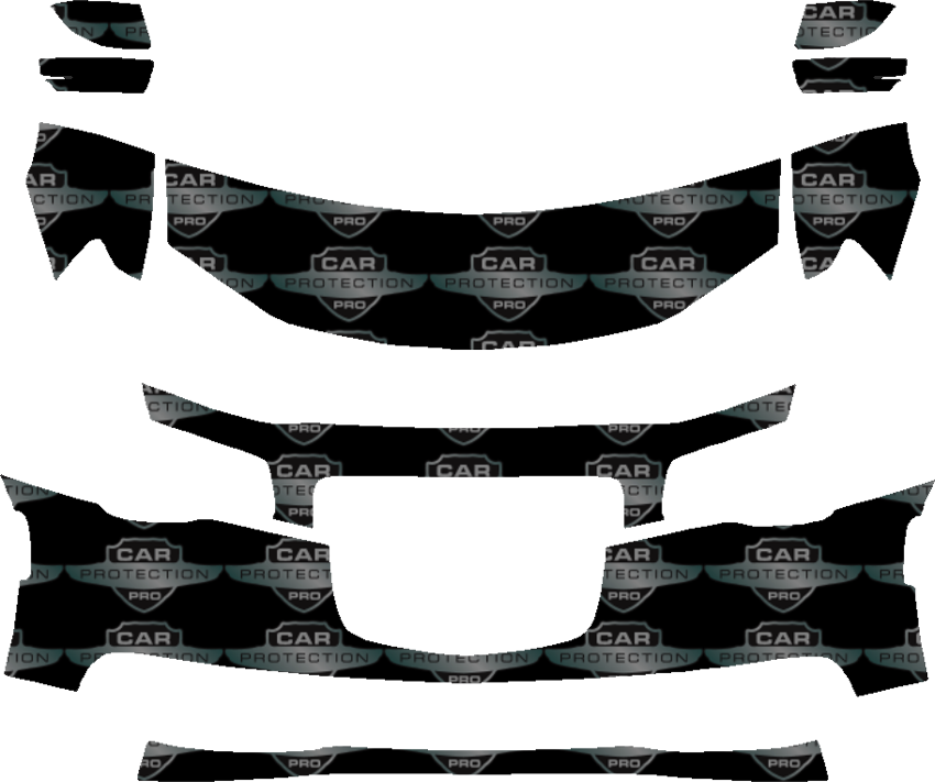 Custom Tailored 3m Scotchgard Paint Protection Film (850x711), Png Download