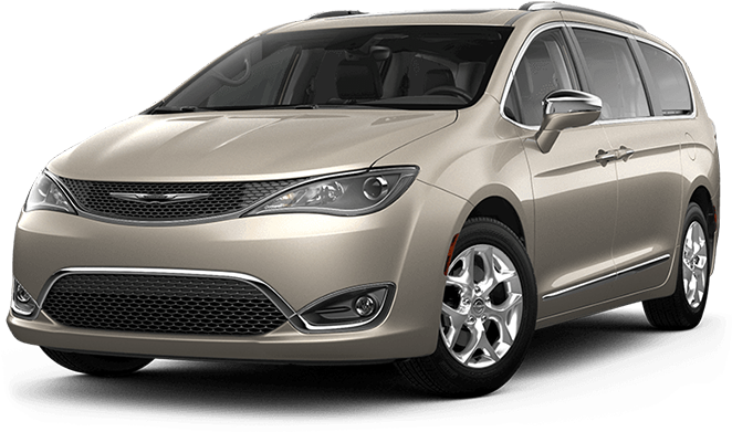 Van - 2018 Chrysler Pacifica Molten Silver (800x510), Png Download