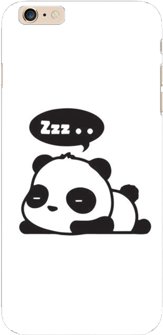 New Arrival 0c96a 99262 Sleepy Panda Redmi 4a Mobile - Black And White Phone Covers (800x800), Png Download