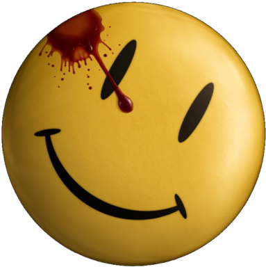 Watchmen Smiley Face Png Banner Transparent Library - Smile Watchmen (739x462), Png Download