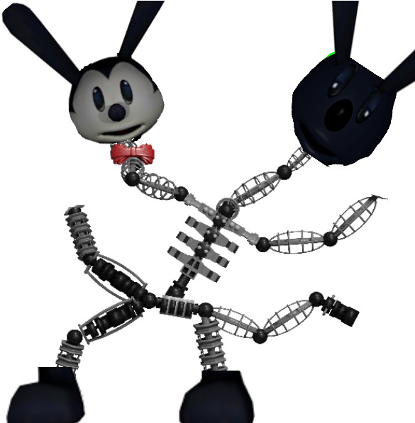 Mangled Oswald - Five Nights At Freddy's (596x596), Png Download