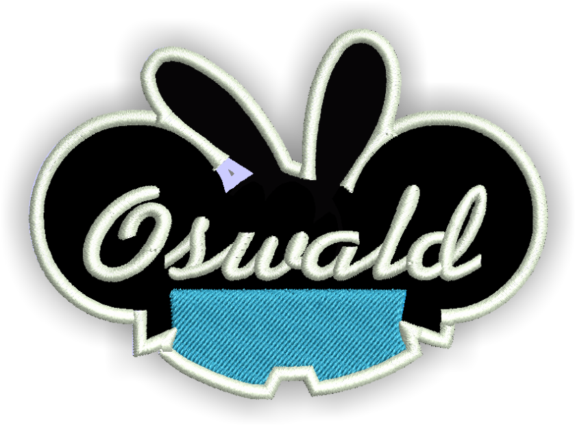 Image Of Oswald Custom Iron-on Patch With Name - Embroidered Patch (857x641), Png Download