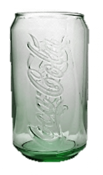 Coca-cola Green Can Glass - Coca-cola (586x586), Png Download