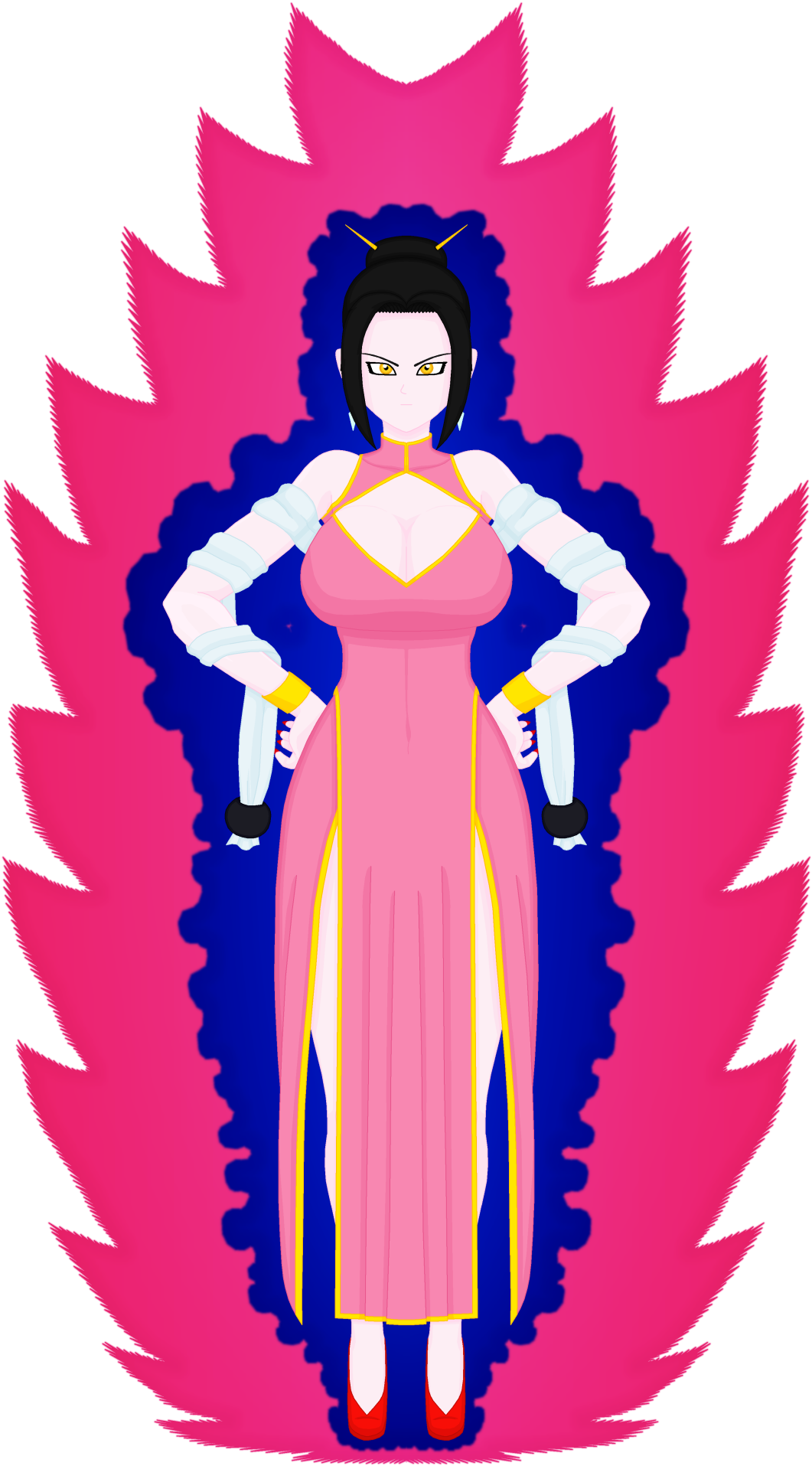 Aura Drawing Practice - Goku (1078x1920), Png Download