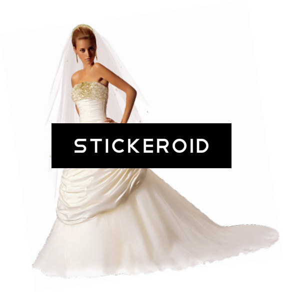 Bride Dress - Portable Network Graphics (566x585), Png Download