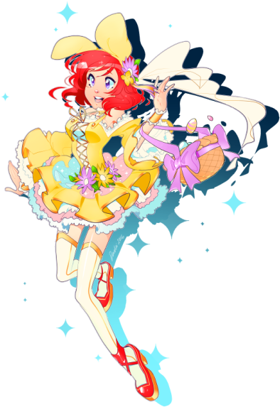 Finally Finished Coloring My Rendition Of The Easter (500x628), Png Download