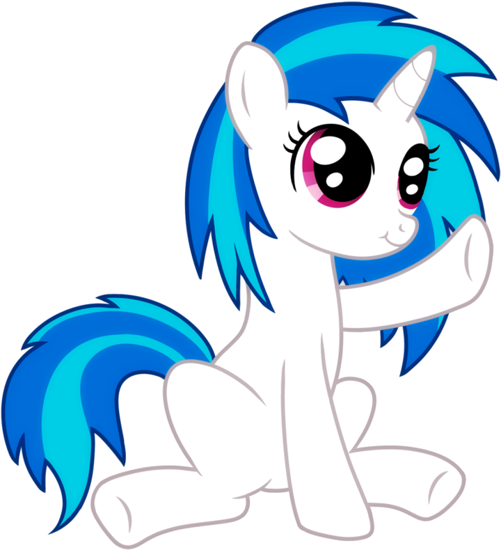 , Vinyl Scratch By Vanillecream-d59g1lh ) - Cartoon (894x893), Png Download