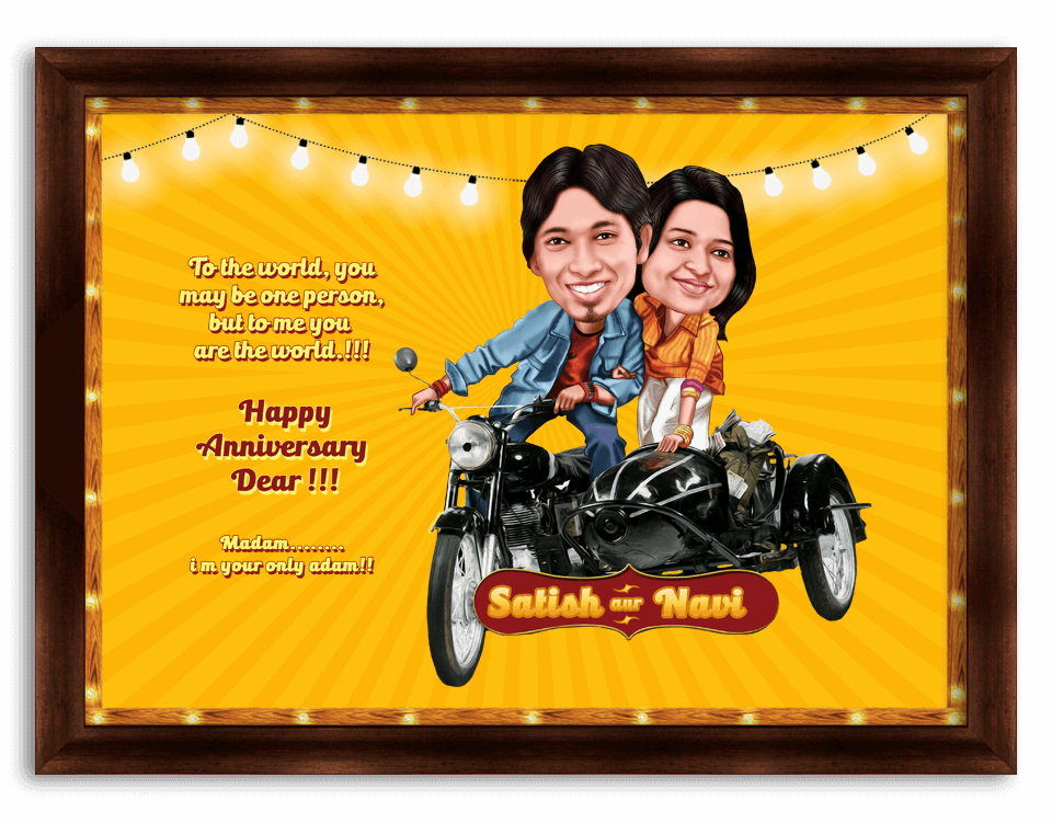 2 States Caricature (960x750), Png Download