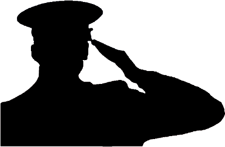 Veteran Silhouette At Getdrawings - Transparent Veteran Silhouette (989x499), Png Download
