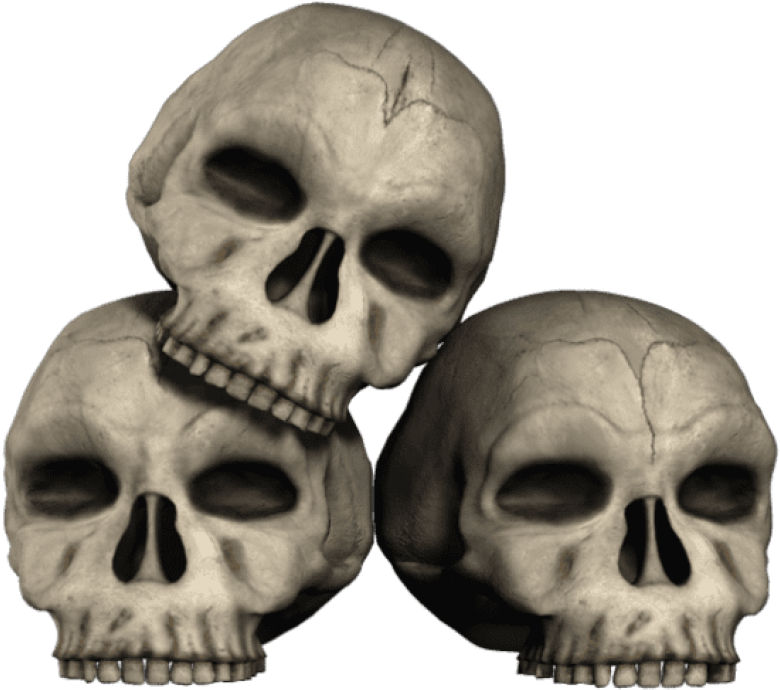 Free Png Transparent Skulls Png Images Transparent - Transparent Skulls (850x794), Png Download