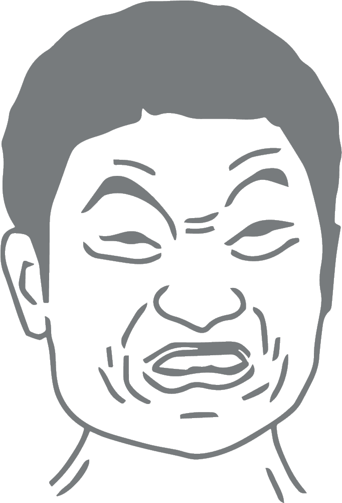 4 X - Meme Face (1024x1024), Png Download