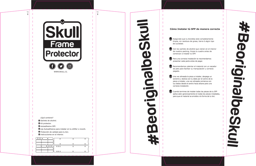 El Kit Skull Frame Protector 2018 Contiene (883x573), Png Download