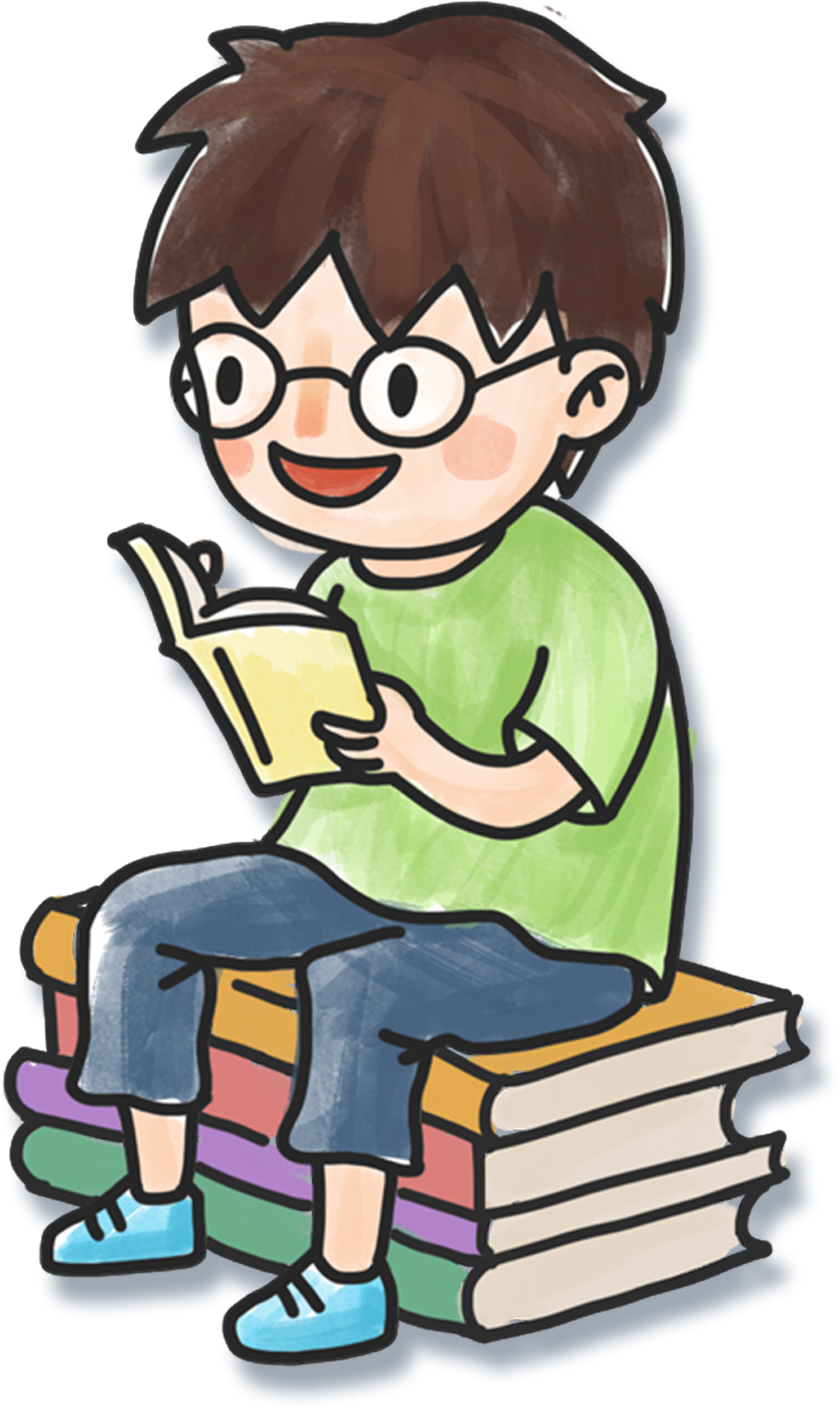 Download Hand Drawn Cartoon Boy Reading Book Decoration Png - Cartoon PNG Image with No Background Download Hand Drawn Cartoon Boy Reading Book Decoration Png - Cartoon PNG Image with No Background