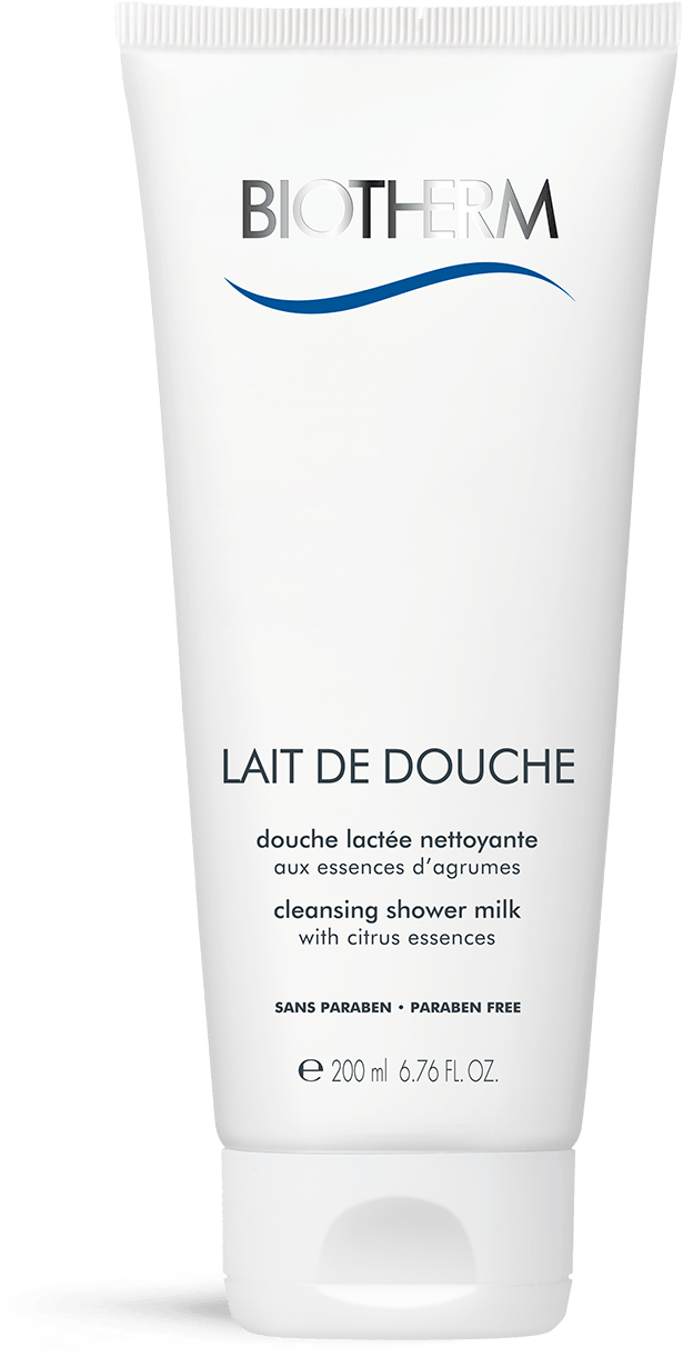 Biotherm Body Care Lait Corporel Shower Milk 200 Ml (1140x1230), Png Download