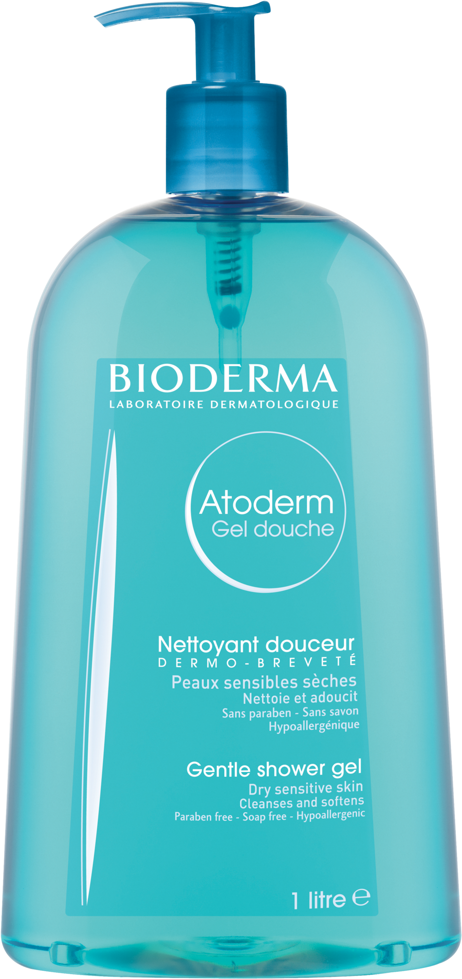Bioderma Atoderm Gel Douche - Bioderma Atoderm Gel Douche 500ml (1021x2048), Png Download