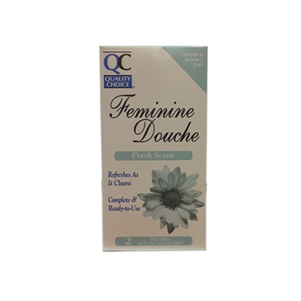 Quality Choice Feminine Douche Fresh Scent - Quality Choice Feminine Douche Vin/wtr 2pk 130ml By (600x600), Png Download