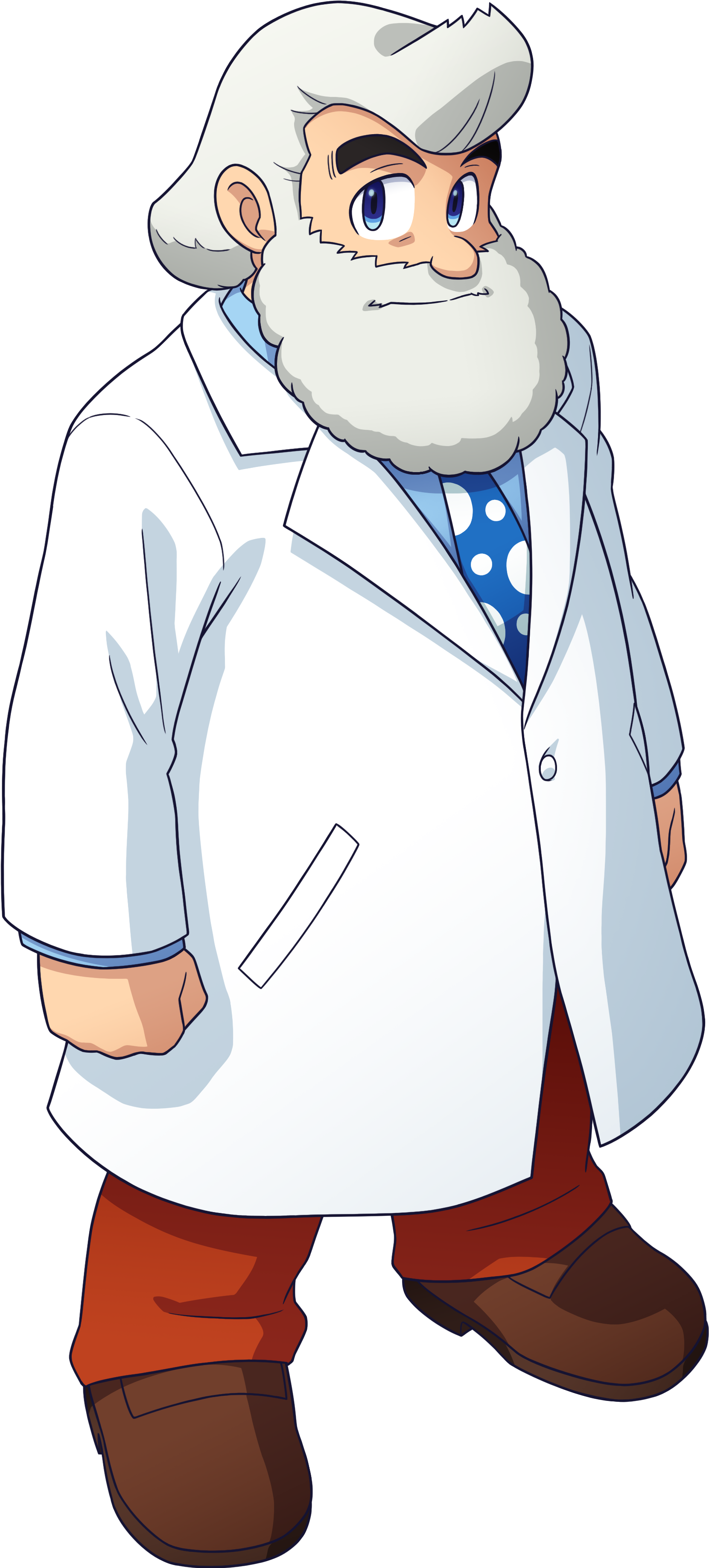 Dr - Light - Mega Man 11 Dr Light (1906x3738), Png Download