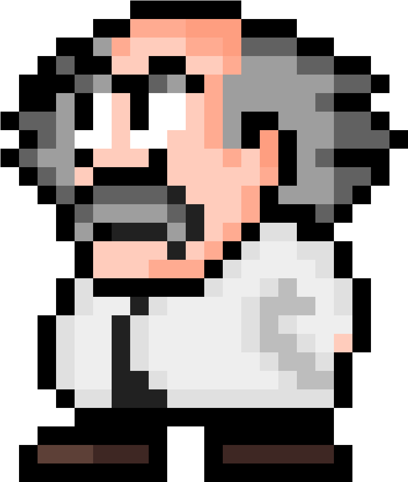 Wily Nes Remastered - Dr. Wily (1184x1184), Png Download