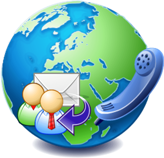 Contact Us Logo (727x690), Png Download