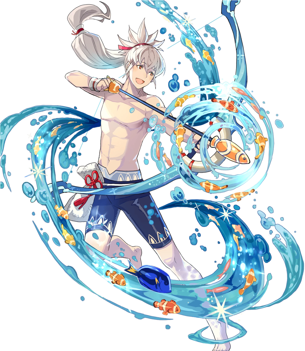 Anime, Fire Emblem If, Fire Emblem Heroes, Takumi - Fire Emblem Heroes Summer Takumi (1053x1200), Png Download