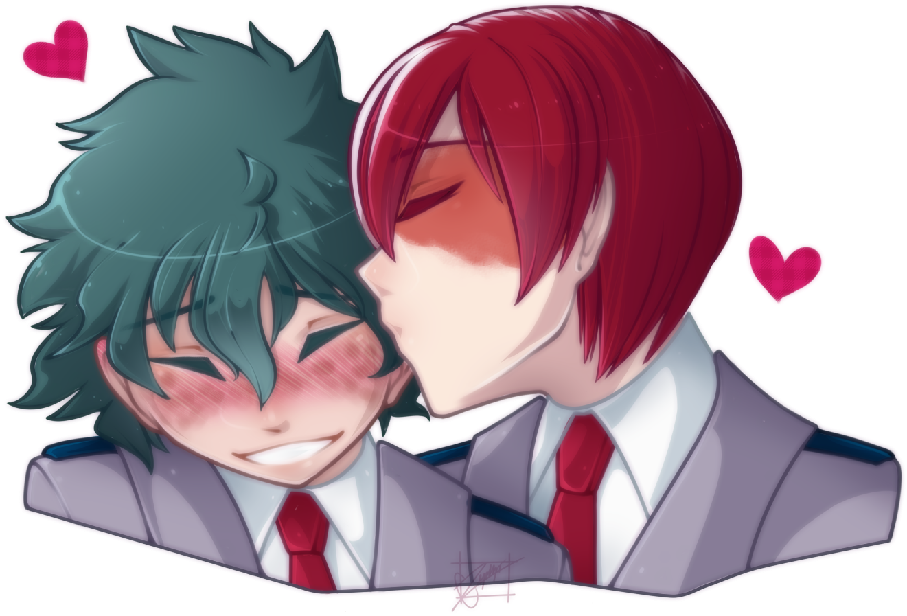 Tags Tododeku, Todomido, Todoroki Shouto, Todoroki, - Sticker (1400x965), Png Download