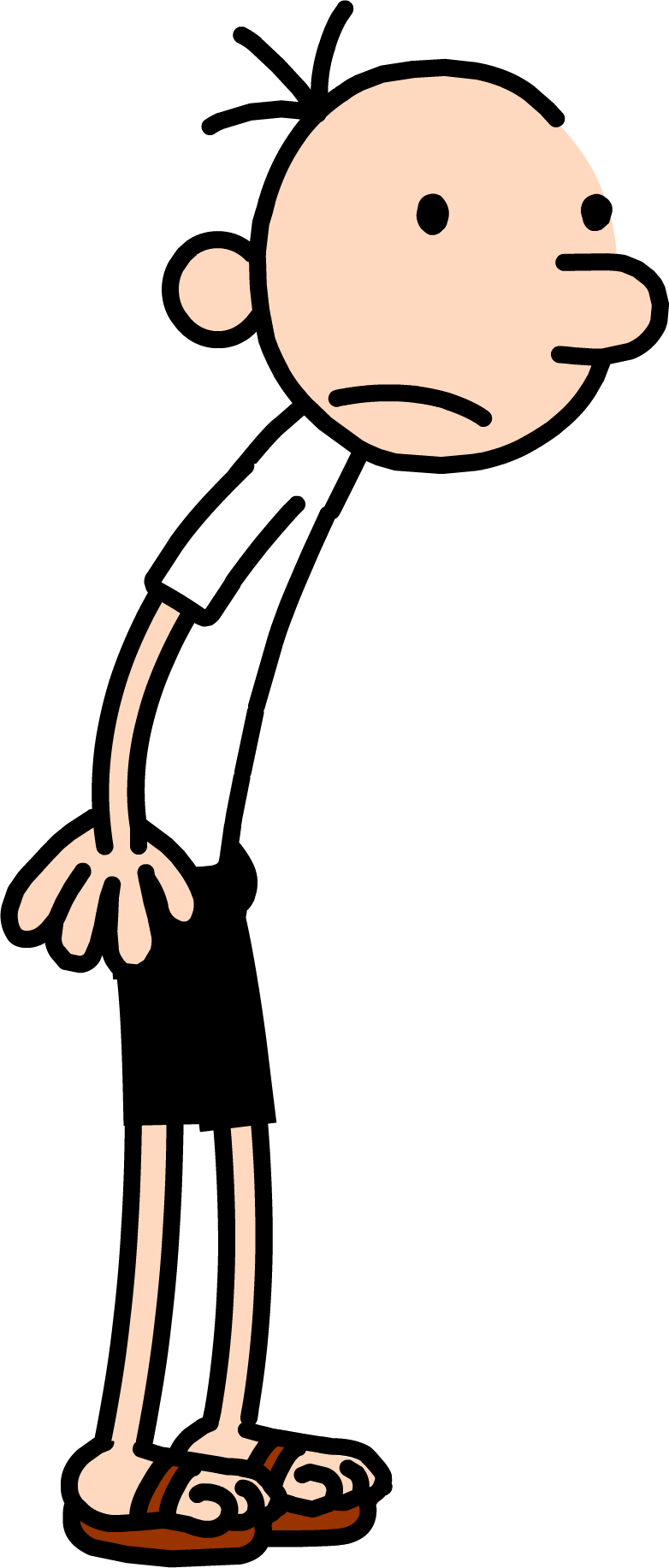 Greg Heffley - Diary Of A Wimpy Kid (782x1833), Png Download