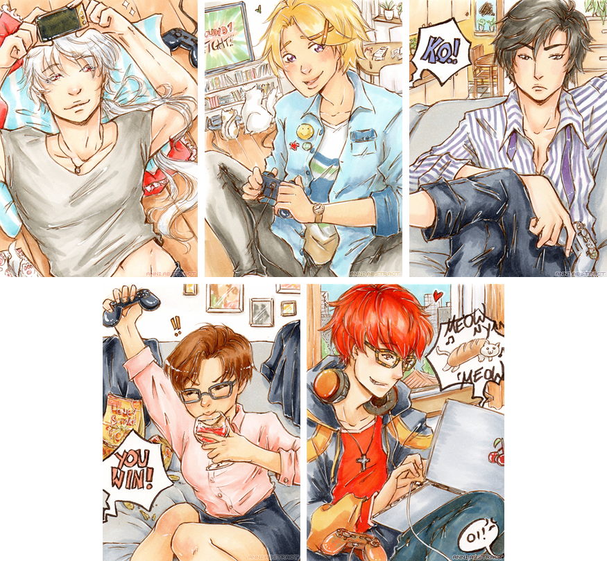 Mystic Messenger Aceo (875x810), Png Download