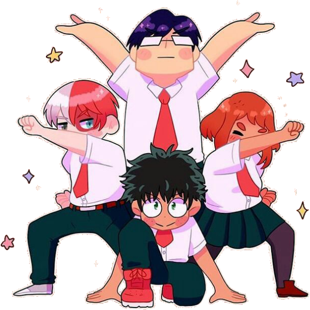 Bnha Bokunoheroacademia Dekusquad Todorokishouto Urarak - Cute Dekusquad (648x664), Png Download