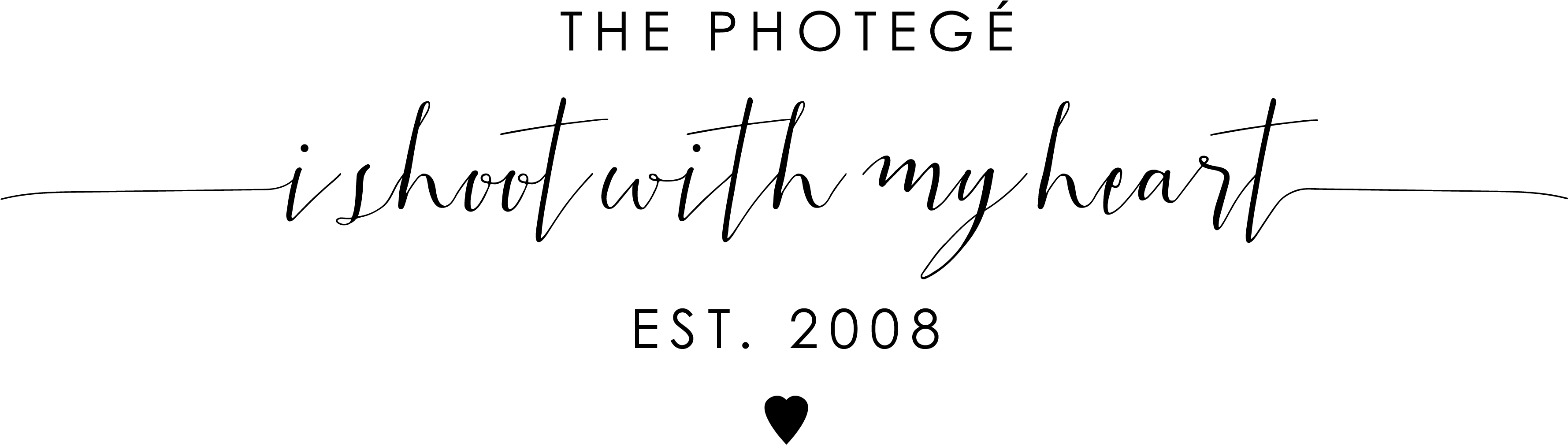 I Shoot With My Heart (3600x1200), Png Download