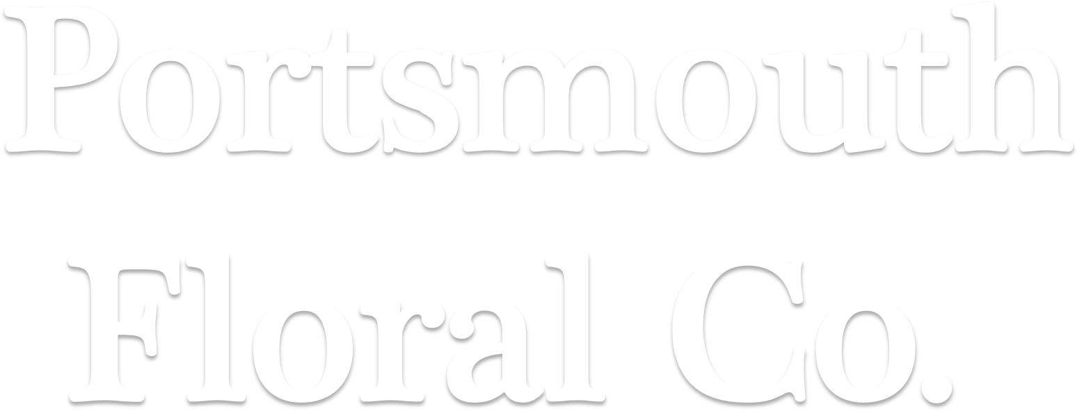 Portsmouth Floral Co - Calligraphy (1925x1167), Png Download