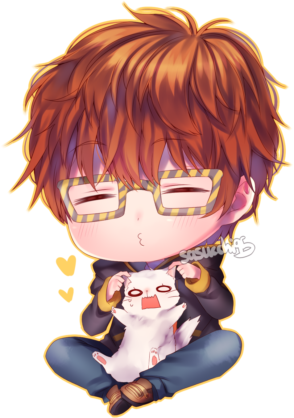 Mystic Messenger 707 By Sasucchi95-daggox9 (1024x1379), Png Download