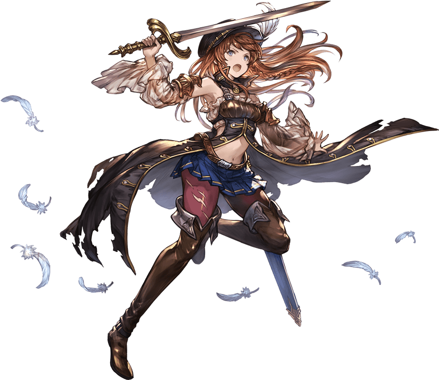 Lecia A - Granblue Fantasy Female Character (960x800), Png Download