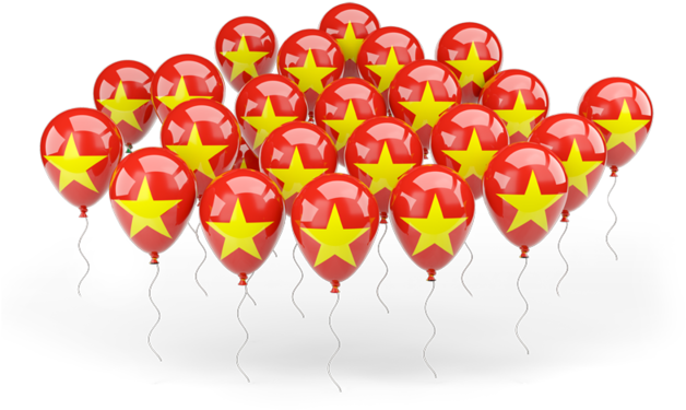 Illustration Of Flag Of Vietnam - Hong Kong Flag Balloons (640x480), Png Download
