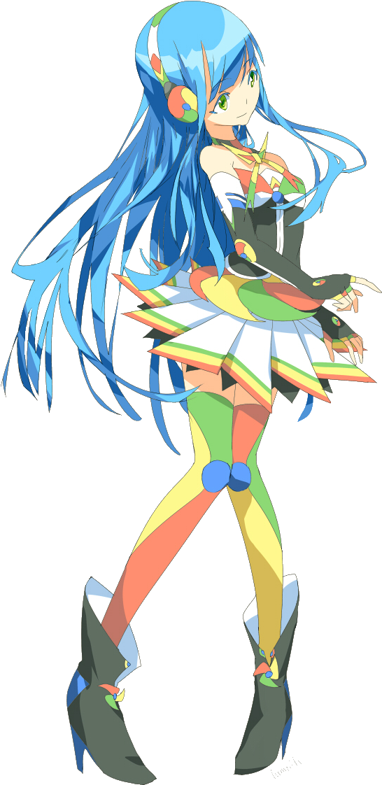 You Want Characters We Got Characters - Google Chrome Anime Girl (614x1132), Png Download