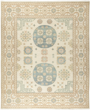 Sotheby's Home - Designer Furniture - Rugs - Solo Rugs - Darya Rugs Khotan Hand-knotted Ivory Area Rug (736x460), Png Download