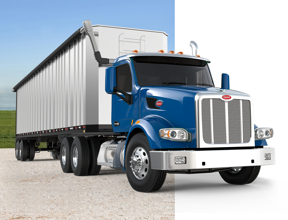 Peterbilt Vocational Truck - Truck (1170x896), Png Download