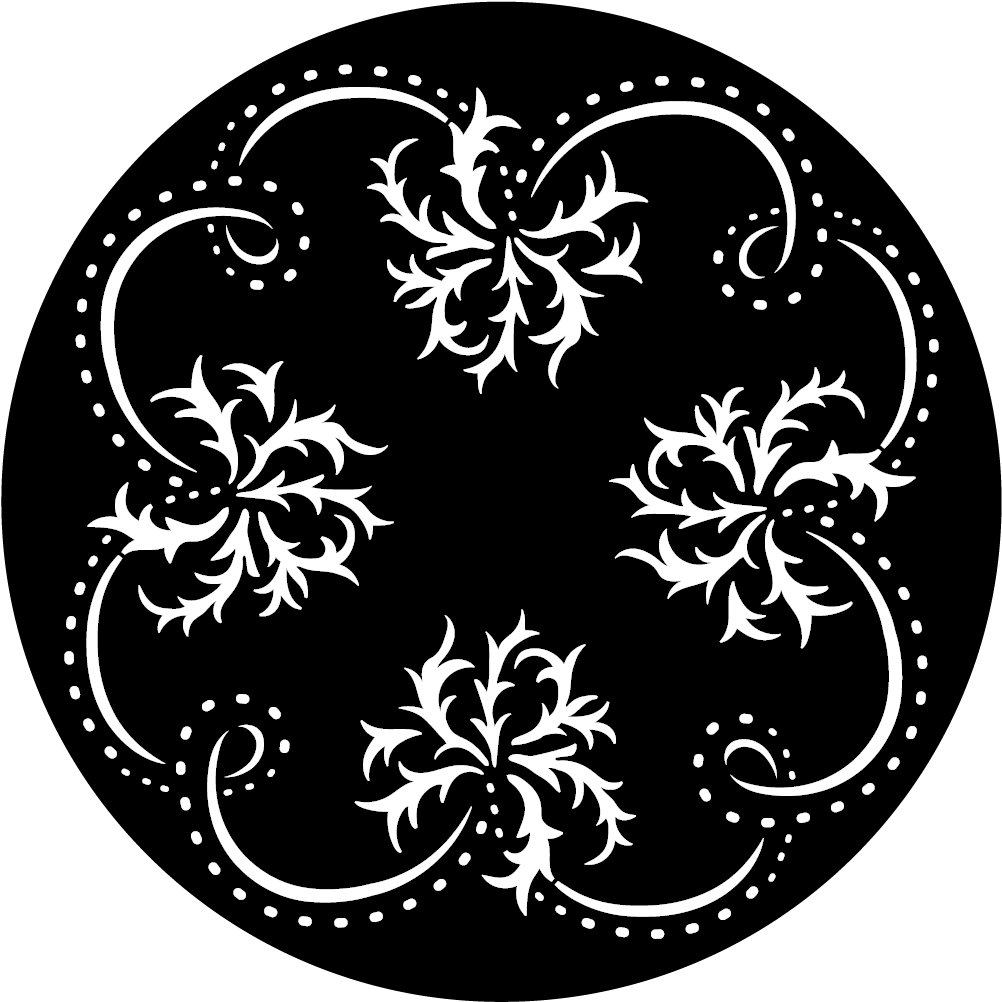 Apollo Design Me-9118 Flourish Medallion Steel Pattern - Circle (1200x1200), Png Download