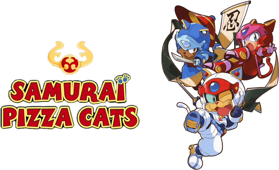 Samurai Pizza Cats Image - Tatsunoko Samurai Pizza Cat (1000x562), Png Download