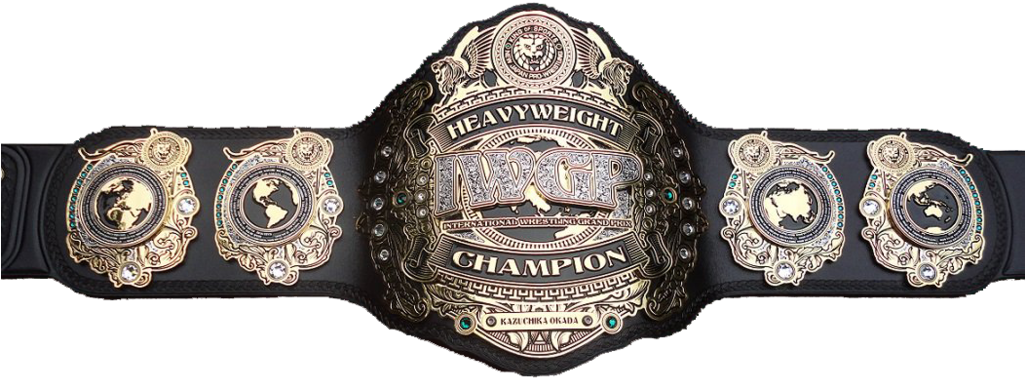 Originally Posted By Thatchizzle - Iwgp Heavyweight Championship Png (1024x392), Png Download