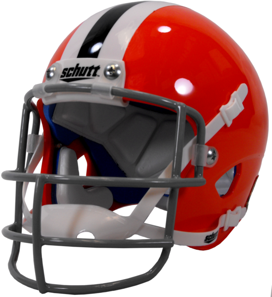 Schutt Mini Throwback Helmet - Face Mask (549x600), Png Download
