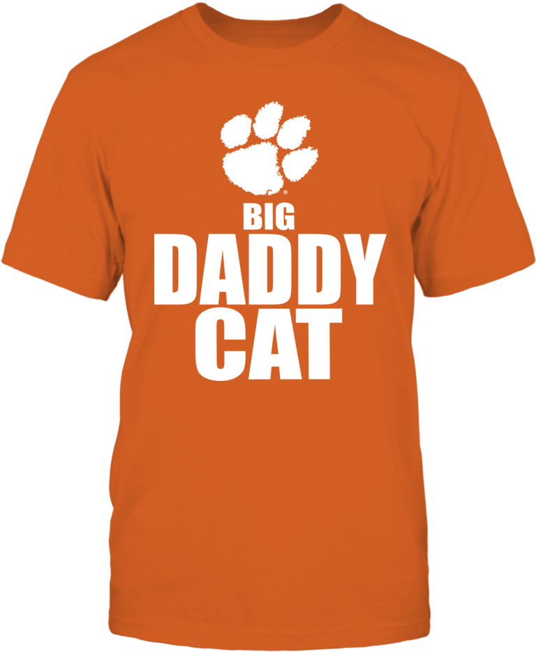 Big Daddy Cat Clemson T Shirt - Peyton Manning Jersey Name (1000x1000), Png Download