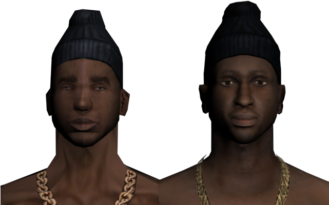 62627168 ] - Gta San Andreas Mod Face (640x480), Png Download