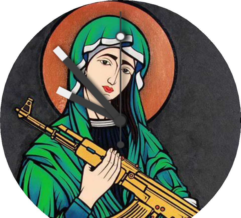 Holy Mary Watch Face Preview (960x870), Png Download