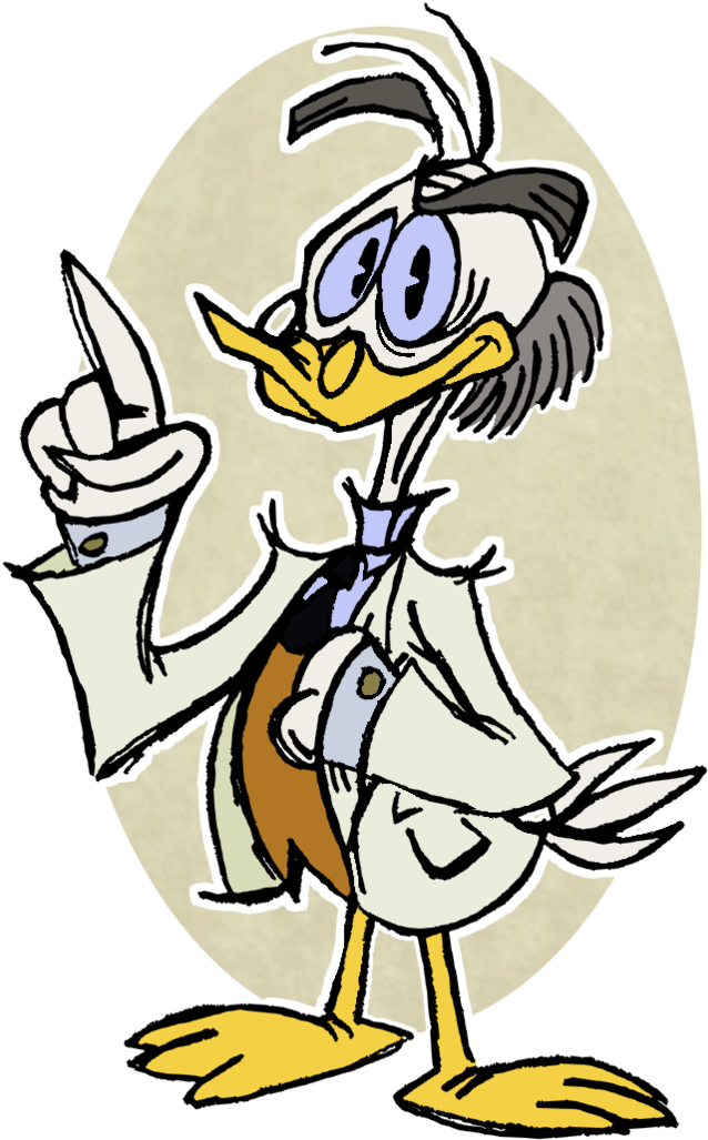 Png - Mickey Mouse 2013 Ludwig Von Drake (726x1101), Png Download