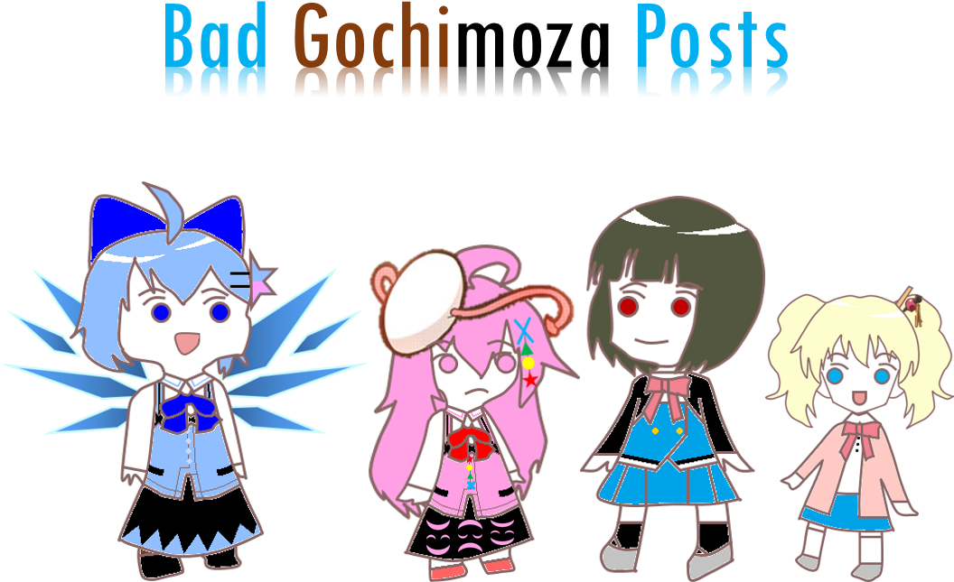 Bad Gochimoza Posts Cartoon Text Child Product Human (1055x711), Png Download
