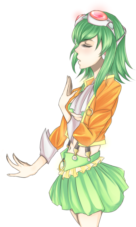 Gumi Megpoid By Mandykurosaki - Megpoid (834x957), Png Download